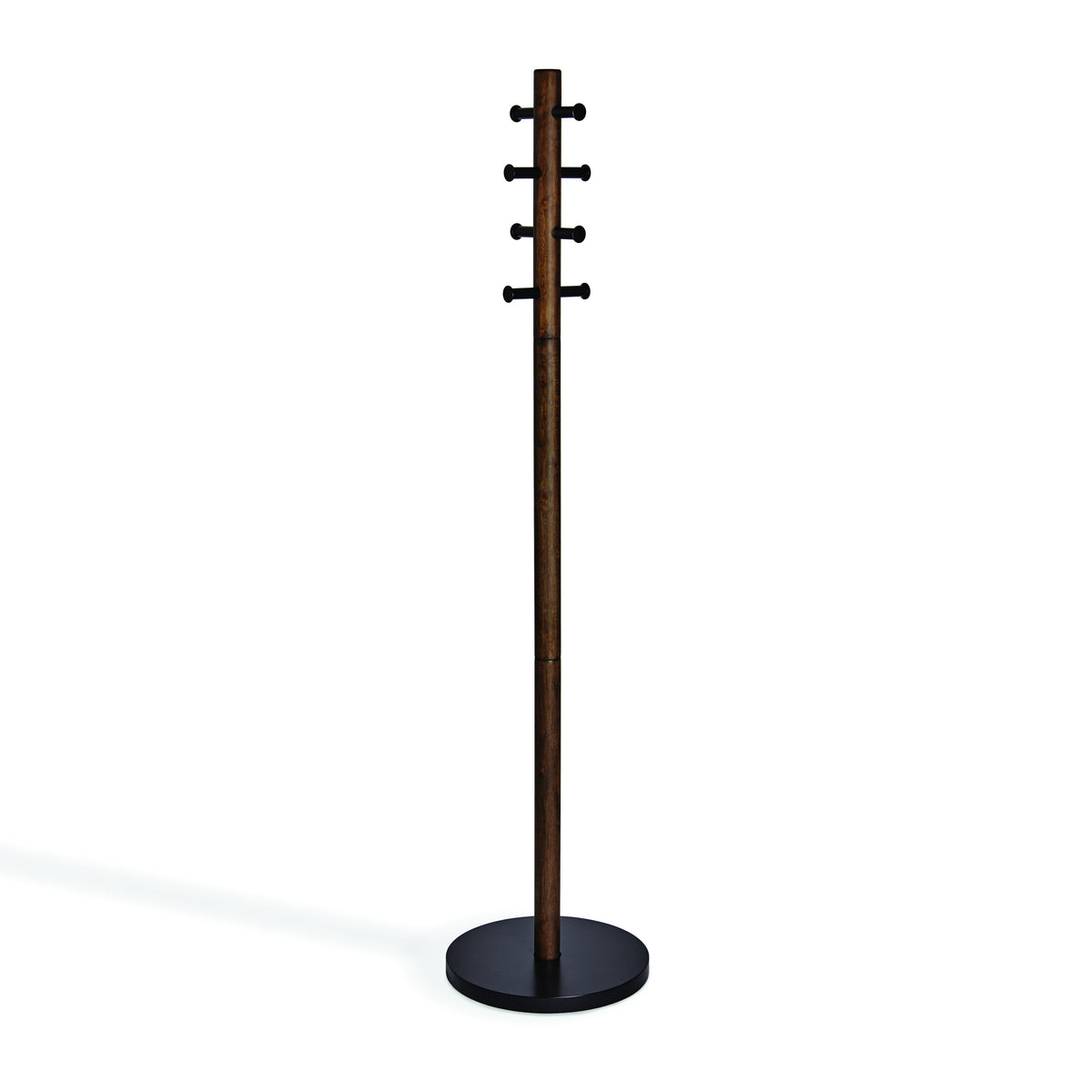 PILLAR COAT RACK BLK/WAL