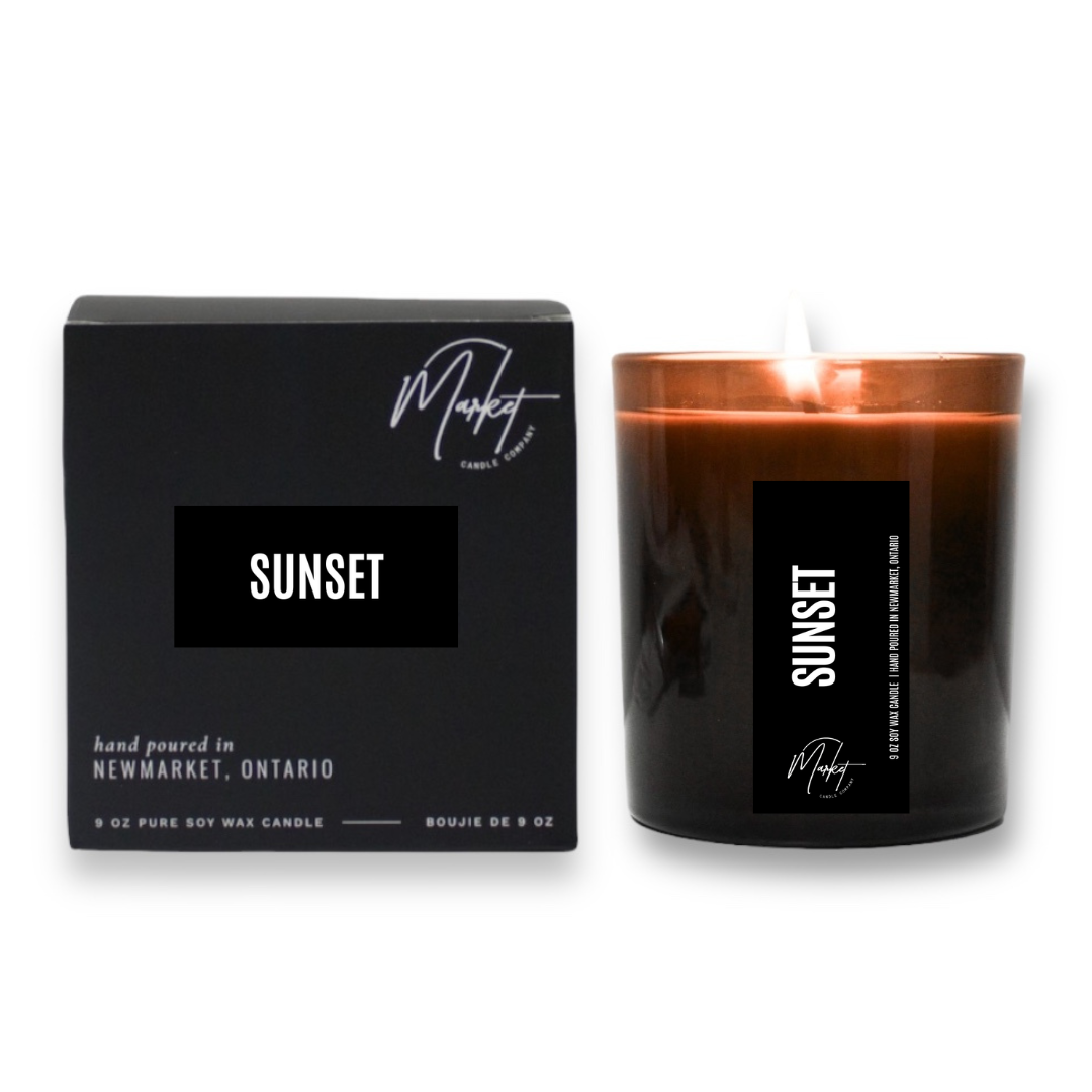 SUNSET SOY WAX CANDLE