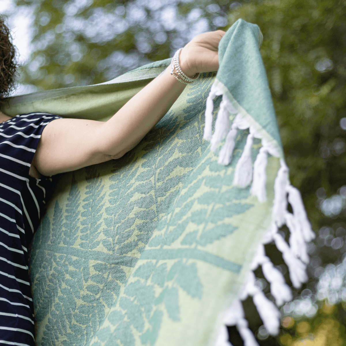 Softest Turkish Towel Single Set: Green | Quick-Dry Hand & Body