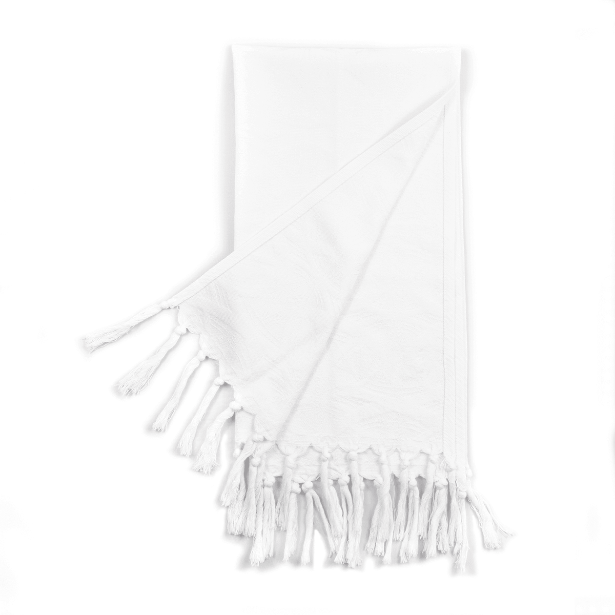 Canadian-Designed Turkish Hand Towel | White | Spa-Soft, Quick-Dry