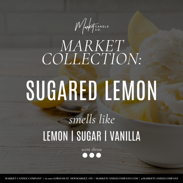 SUGARED LEMON  SOY WAX MELT