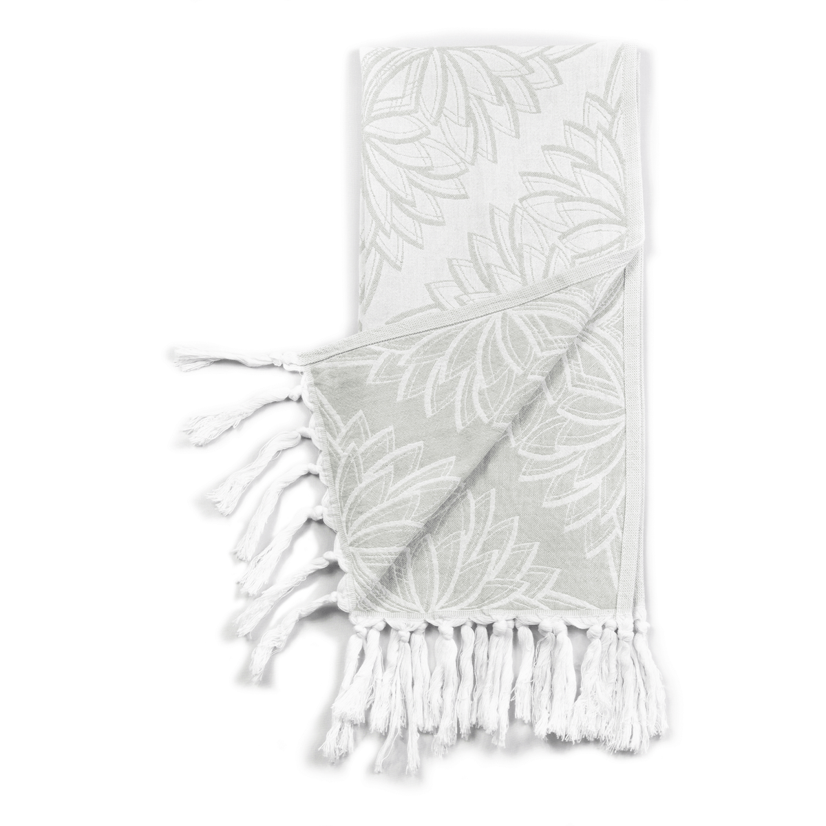 Wrap Yourself in Luxury – Grey & White Turkish Towel Set