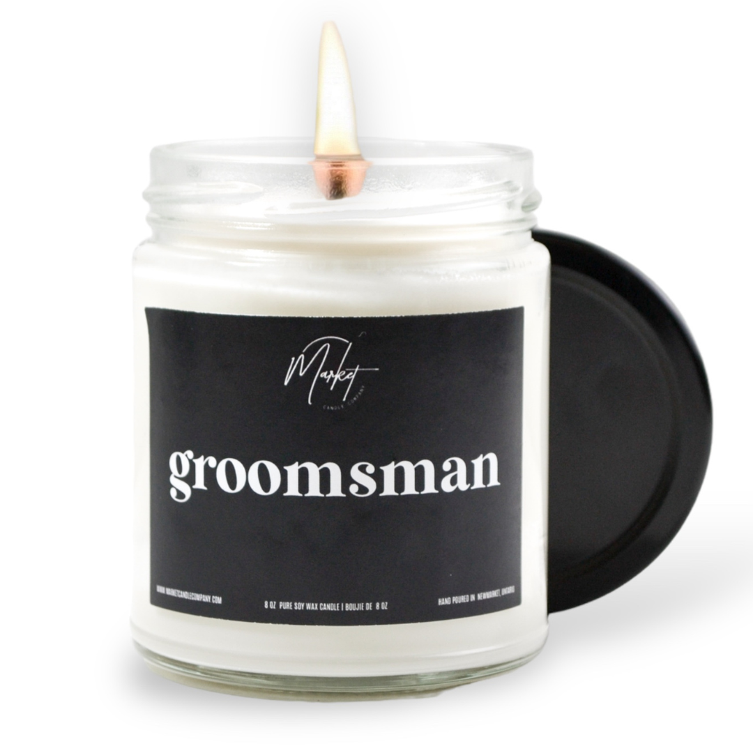 GROOMSMAN - SOY CANDLE