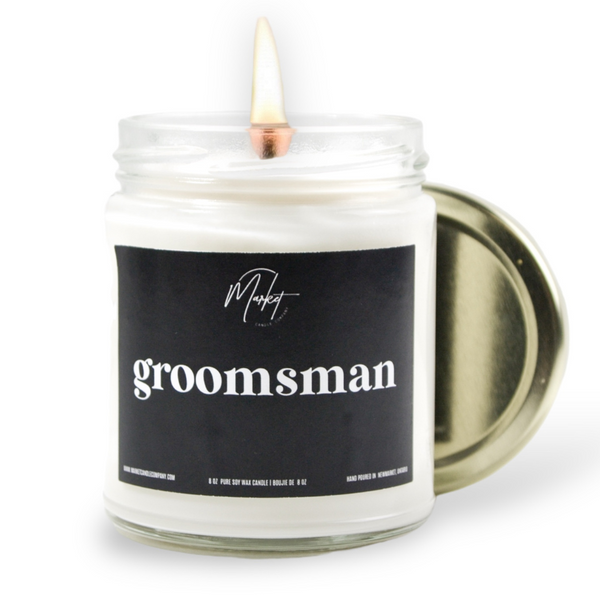 GROOMSMAN - SOY CANDLE