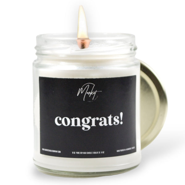 CONGRATS -  SOY CANDLE