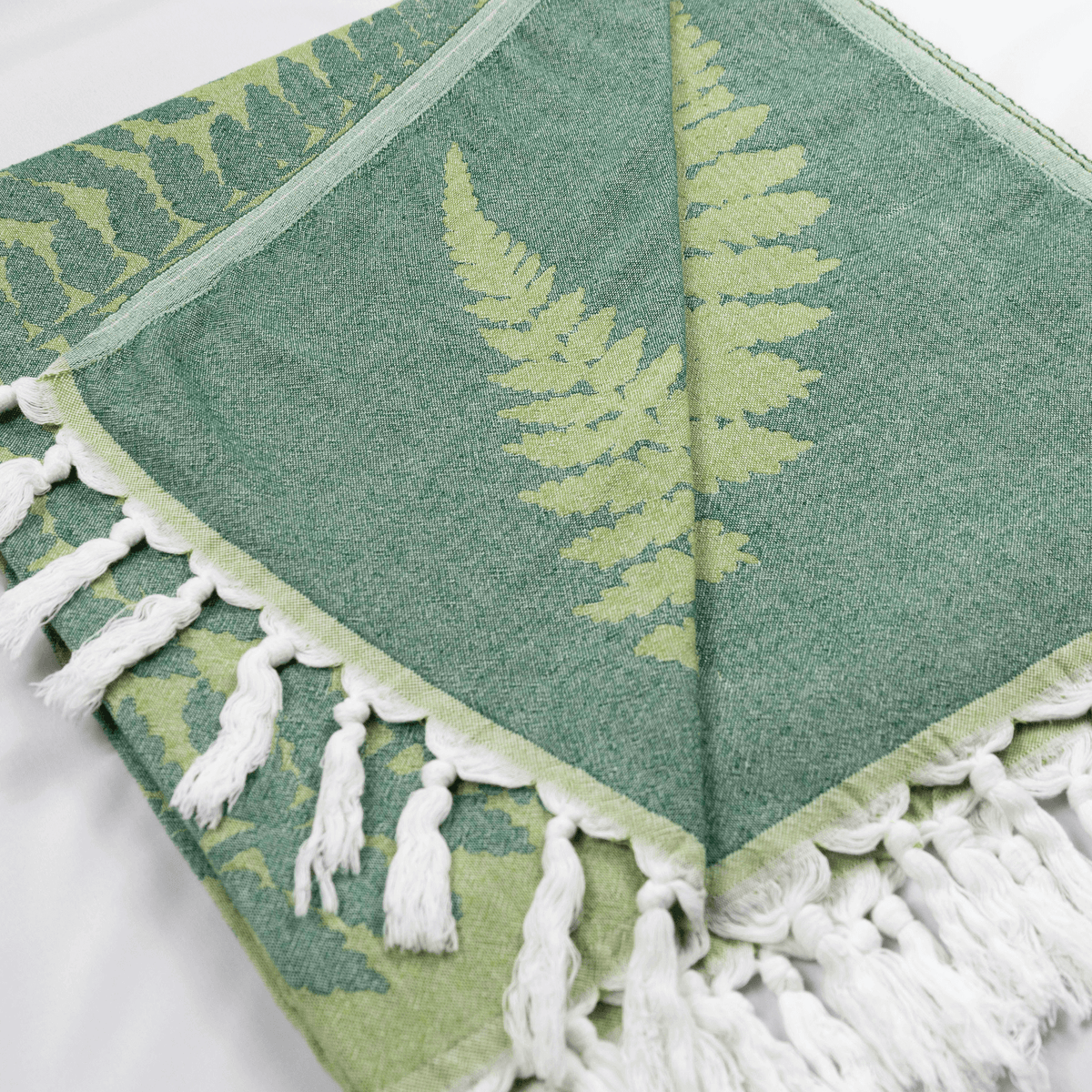 Softest Turkish Towel Single Set: Green | Quick-Dry Hand & Body