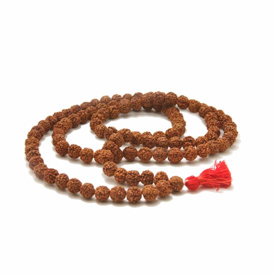 Rudraksha Natural Beads Mala - 108 Beads-0