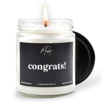 CONGRATS -  SOY CANDLE