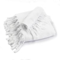 Softest Turkish Towel Single Set: White | Quick-Dry Hand & Body