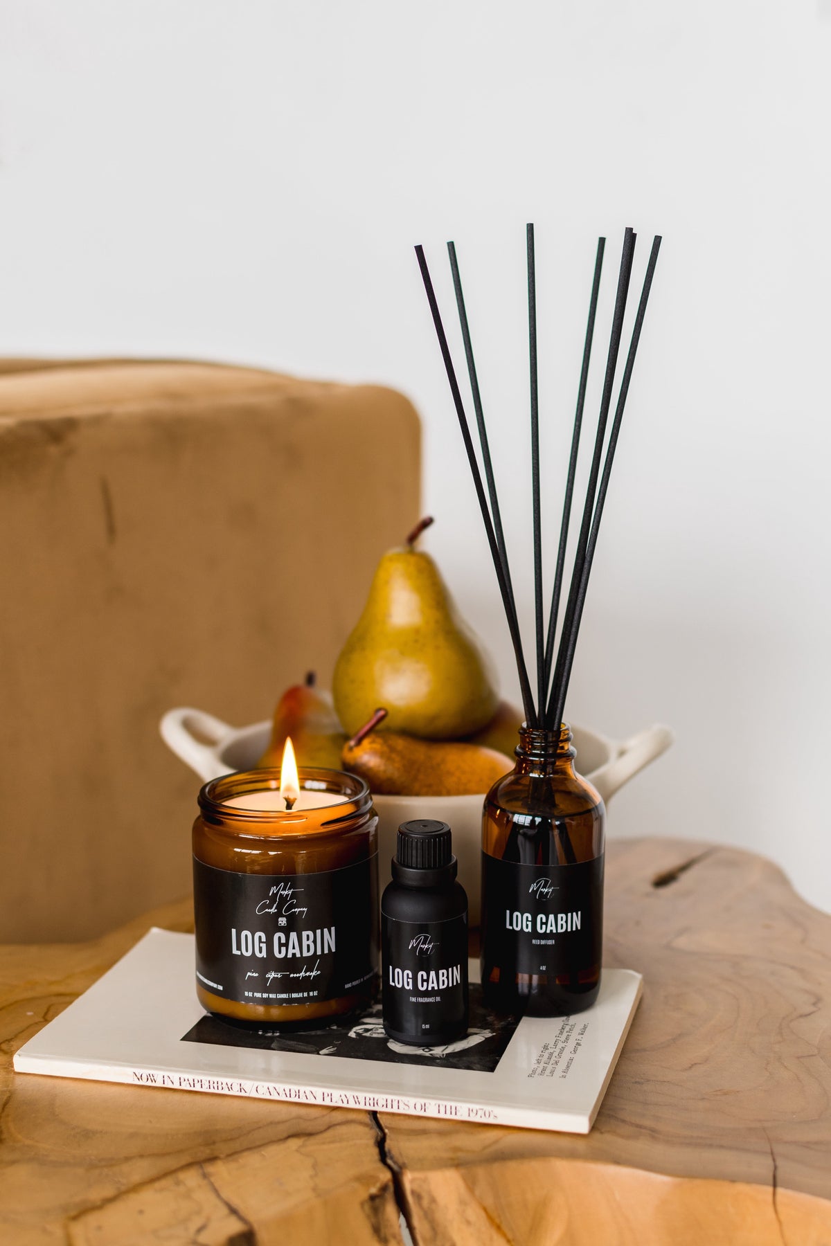 LOG CABIN DIFFUSER REEDS