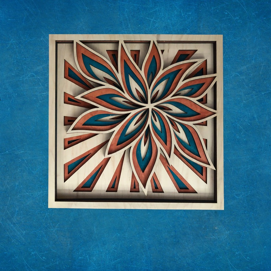 Vibrant Flower Mandala