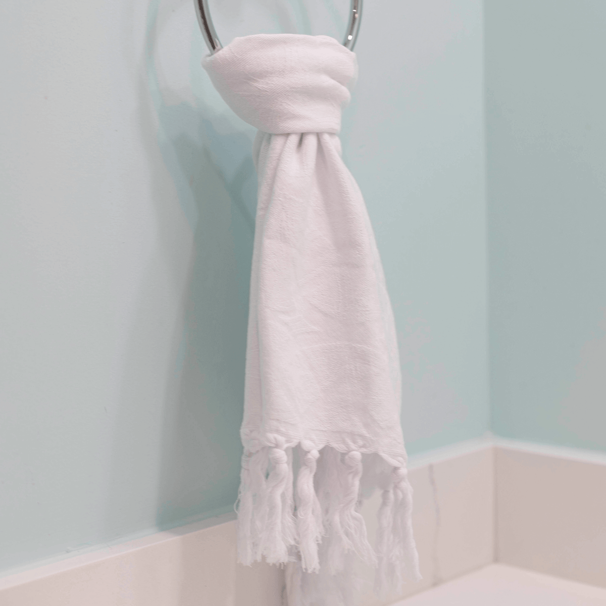 Softest Turkish Towel Single Set: White | Quick-Dry Hand & Body