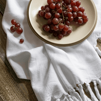 Canadian-Designed Turkish Hand Towel | White | Spa-Soft, Quick-Dry