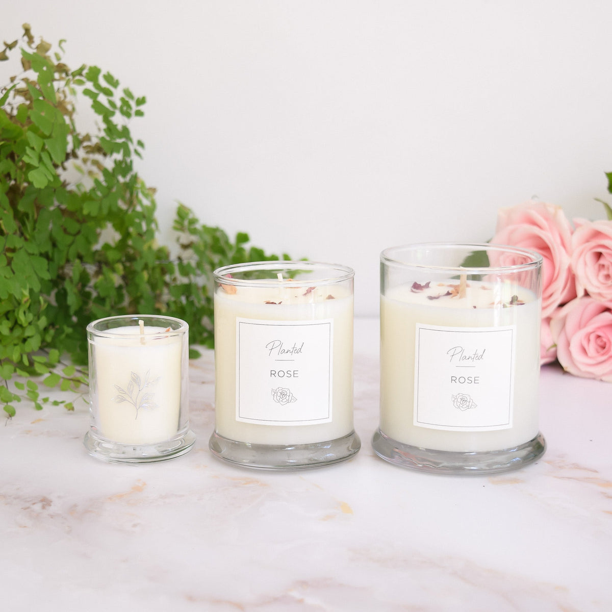 Petite Rose Candle