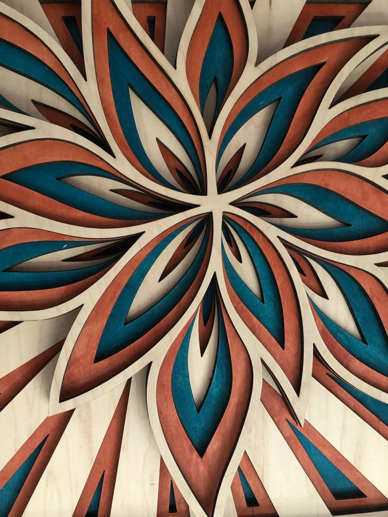 Vibrant Flower Mandala