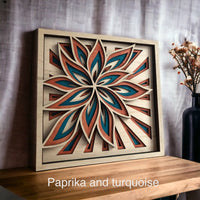Vibrant Flower Mandala
