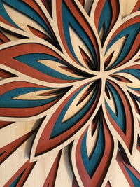 Vibrant Flower Mandala