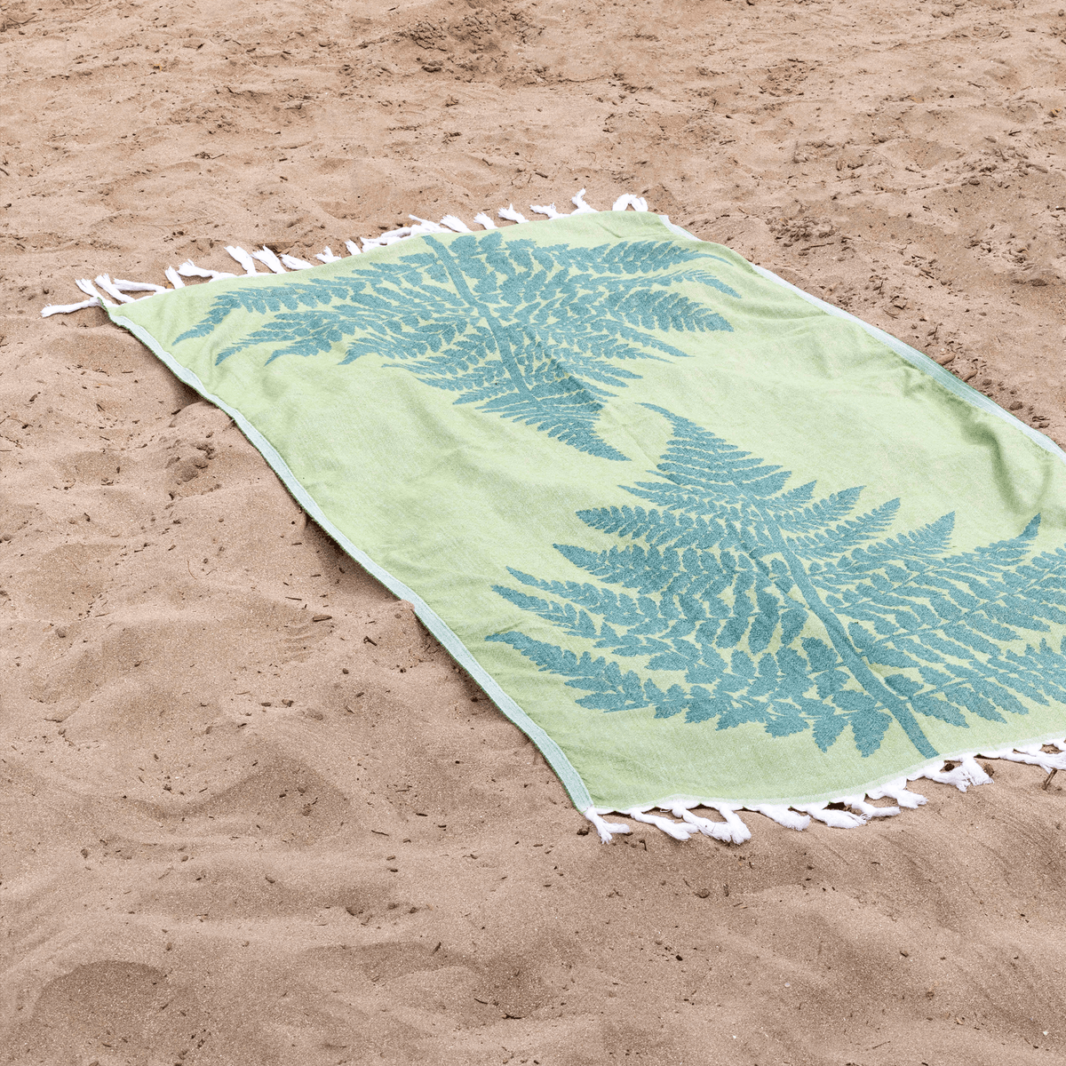 Softest Turkish Towel Single Set: Green | Quick-Dry Hand & Body