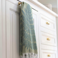 Luxe Green Turkish Hand Towel | Tight Weave, Soft & Durable