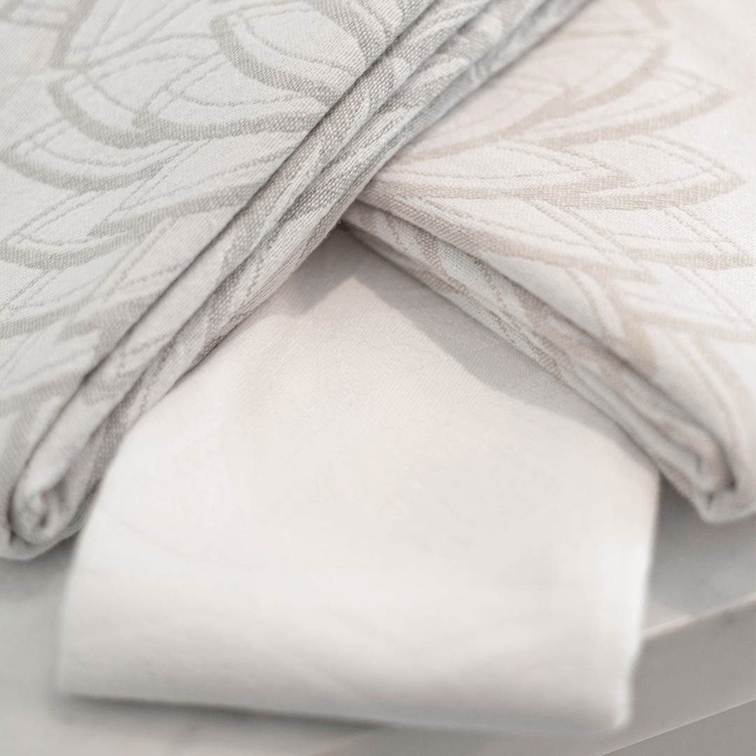 Oat + White Turkish Body Towel | Neutral Luxury | Quick-Dry & Multi-Use