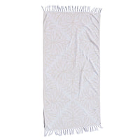 Oat + White Turkish Body Towel | Neutral Luxury | Quick-Dry & Multi-Use