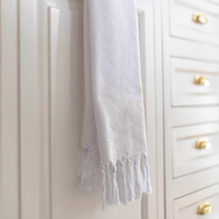 Canadian-Designed Turkish Hand Towel | White | Spa-Soft, Quick-Dry