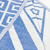 Wrap Yourself in Luxury – Blue & White Turkish Hand Towel