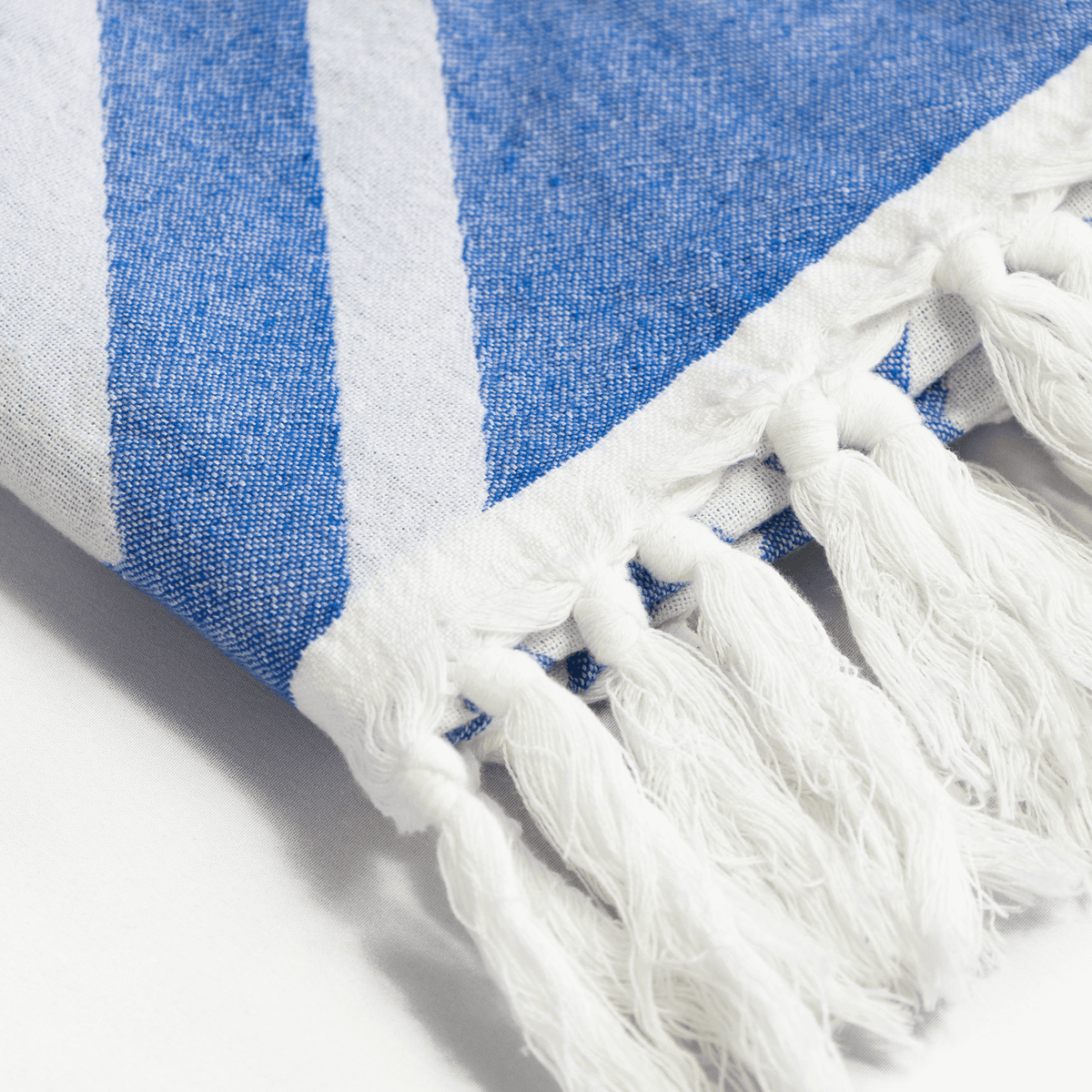 Wrap Yourself in Luxury – Blue & White Turkish Hand Towel