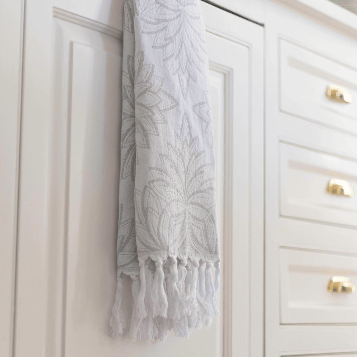 Wrap Yourself in Luxury – Grey & White Turkish Towel Set