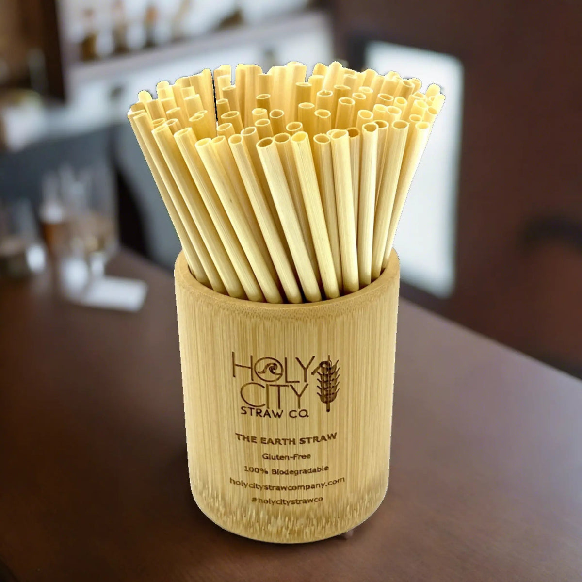 Bamboo Straw Holder-2