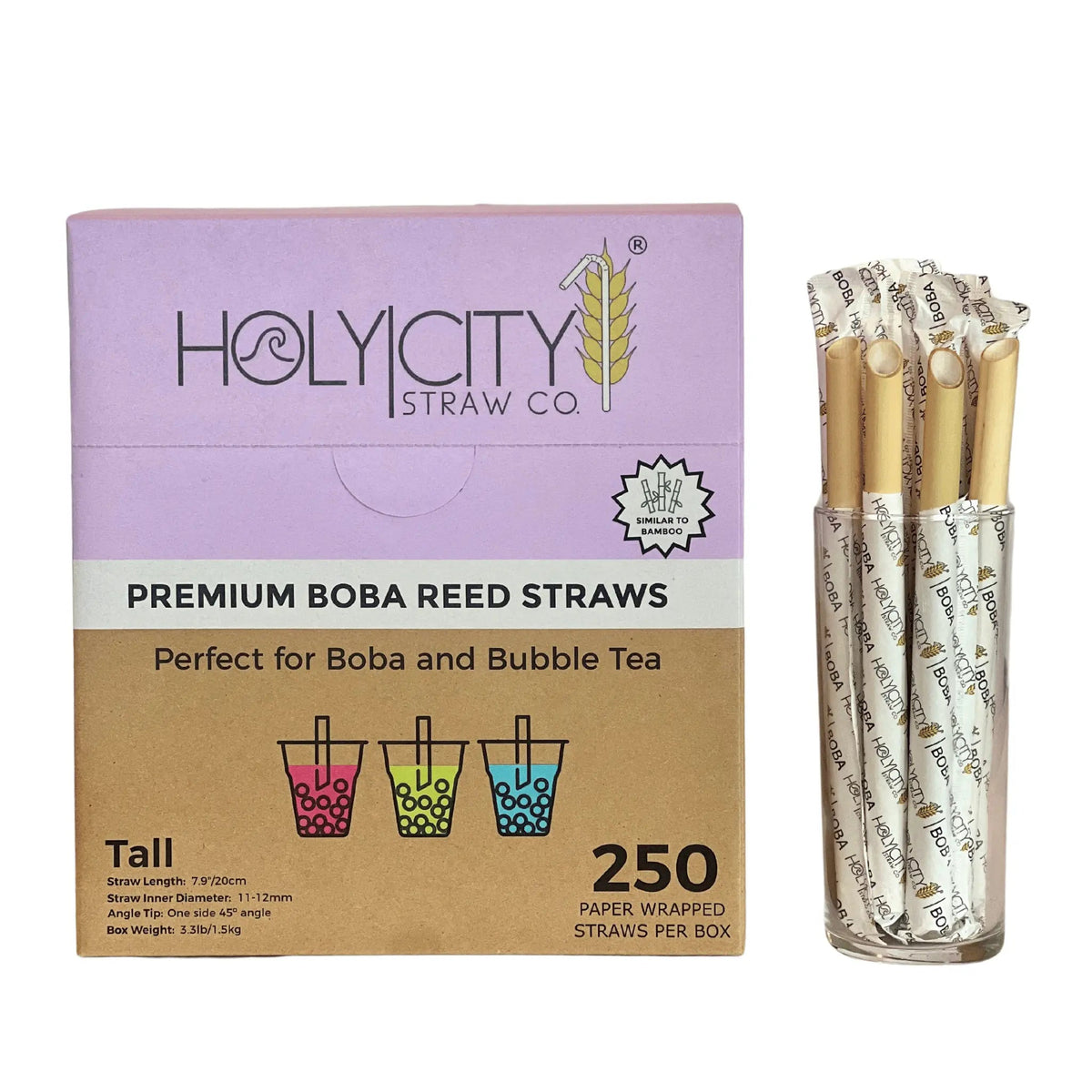 7.9" Wrapped Boba Reed Straws-0