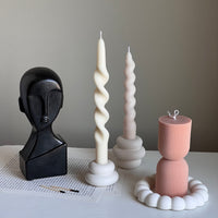 Twisted Tall Taper Candle-3