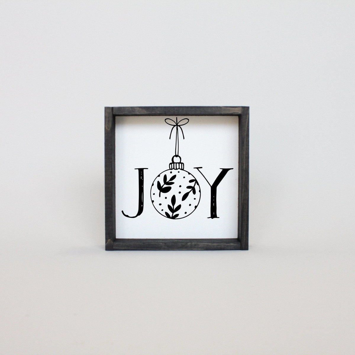 Joy Ornament Wood Sign