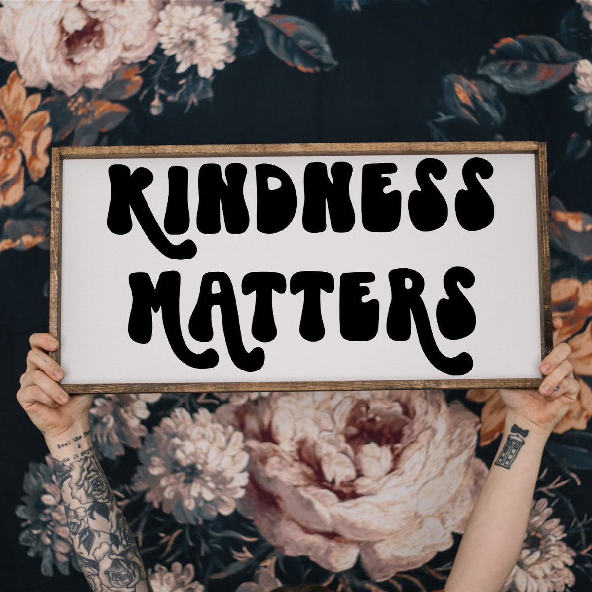 Kindness Matters Wood Sign