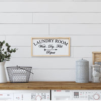 Laundry Room Wood Sign