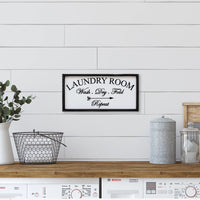 Laundry Room Wood Sign