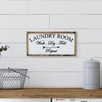 Laundry Room Wood Sign