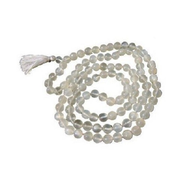 Moon Stone Mala - 108 beads-0