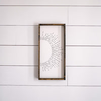 Sunburst Wood Sign