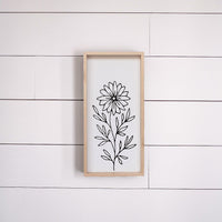 Sunflower Wood Sign