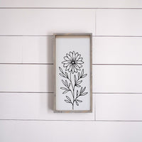 Sunflower Wood Sign