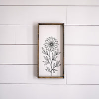 Sunflower Wood Sign