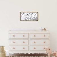 Sweet Girl Wood Sign