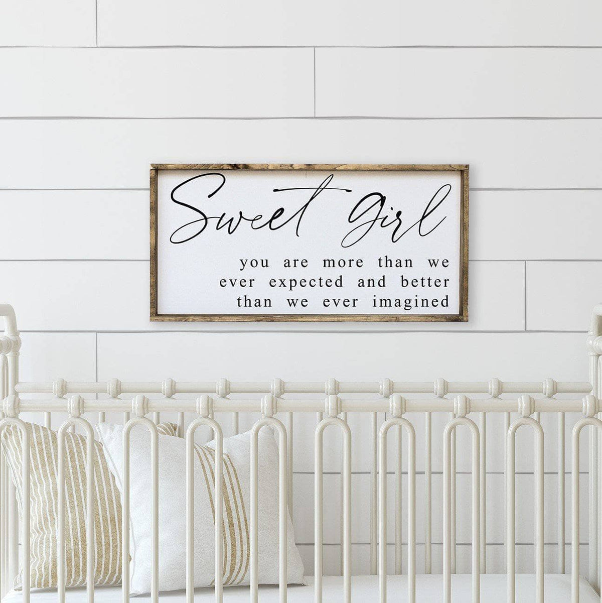 Sweet Girl Wood Sign