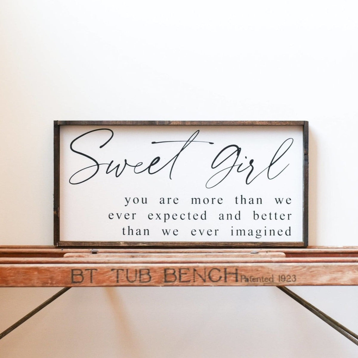 Sweet Girl Wood Sign