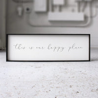 This Is Our Happy Place Wood Sign