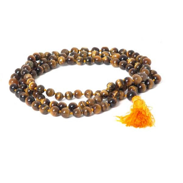 Prayer Mala Beads - Tiger Eye - 108 Prayer Beads-1