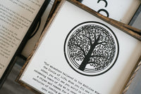 Tree of Life Wood Sign