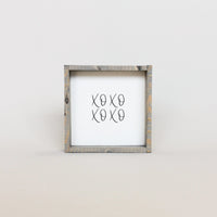 XOXO Wood Sign